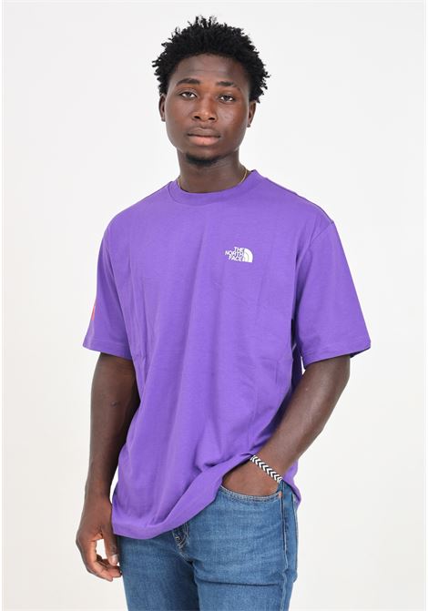 T-shirt a manica corta AXYS viola da uomo THE NORTH FACE | NF0A89FYNL41.